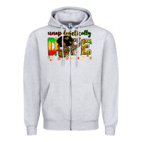 Heather Grey unapologetically dope Zipper Hoodie - Zillion Design Studio