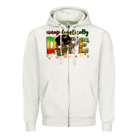 Oatmeal Heather unapologetically dope Zipper Hoodie - Zillion Design Studio