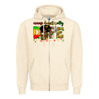 Sandshell unapologetically dope Zipper Hoodie - Zillion Design Studio