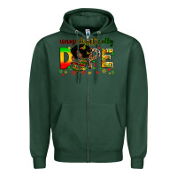 Sports Green unapologetically dope Zipper Hoodie - Zillion Design Studio