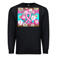 Black Breast cancer balloon Premium Sweatshirt - Artiststas