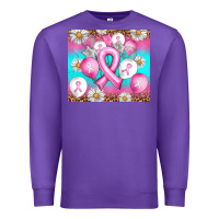 Purple Breast cancer balloon Premium Sweatshirt - Artiststas