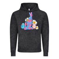 Vintage Black easter bunny wıth easter eggs Vintage Hoodie - AdoDesignShop