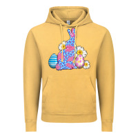 Vintage Mustard easter bunny wıth easter eggs Vintage Hoodie - AdoDesignShop