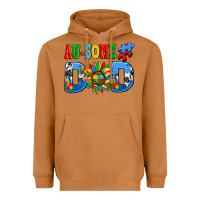 Meerkat ausome autism dad Heavyweight Hoodie - AdoDesignShop