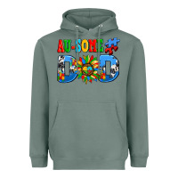 Ausome Autism Dad Heavyweight Hoodie | Teevron