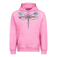 Fuchsia Pink dragonfly Urban Hoodie - MaliasSmallBusiness