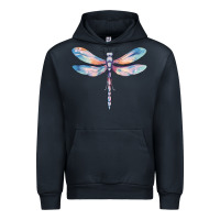 Navy dragonfly Urban Hoodie - MaliasSmallBusiness