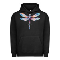Pigment Black dragonfly Urban Hoodie - MaliasSmallBusiness