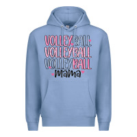 Colony Blue volleyball mama Premium Hoodie - MaliasSmallBusiness