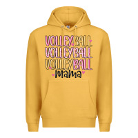 Mustard volleyball mama Premium Hoodie - MaliasSmallBusiness