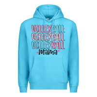 Ocean Blue volleyball mama Premium Hoodie - MaliasSmallBusiness