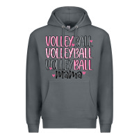 Rock volleyball mama Premium Hoodie - MaliasSmallBusiness