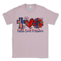 Lilac faith love freedom Classic Tee - Zillion Design Studio