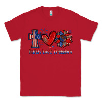 Red faith love freedom Classic Tee - Zillion Design Studio