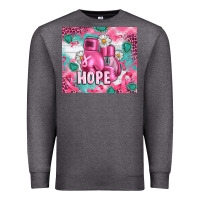 Breast Cancer Boxing Gloves Premium Sweatshirt | Teevron