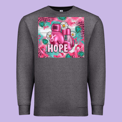 Breast Cancer Boxing Gloves Premium Sweatshirt Designed By Artiststas