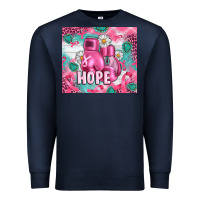 Navy Breast Cancer Boxing Gloves Premium Sweatshirt - Artiststas