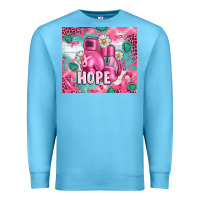 Ocean Blue Breast Cancer Boxing Gloves Premium Sweatshirt - Artiststas