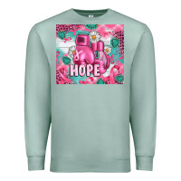 Seafoam Breast Cancer Boxing Gloves Premium Sweatshirt - Artiststas