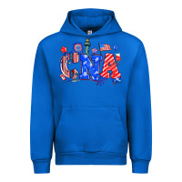 Cobalt 4th of july cna Urban Hoodie - NancyCooperArtShop