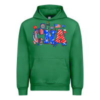 Emerald 4th of july cna Urban Hoodie - NancyCooperArtShop