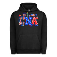 Pigment Black 4th of july cna Urban Hoodie - NancyCooperArtShop