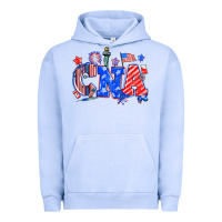 Pigment Grape Ice 4th of july cna Urban Hoodie - NancyCooperArtShop