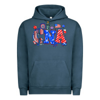 Pigment Midnight Navy 4th of july cna Urban Hoodie - NancyCooperArtShop