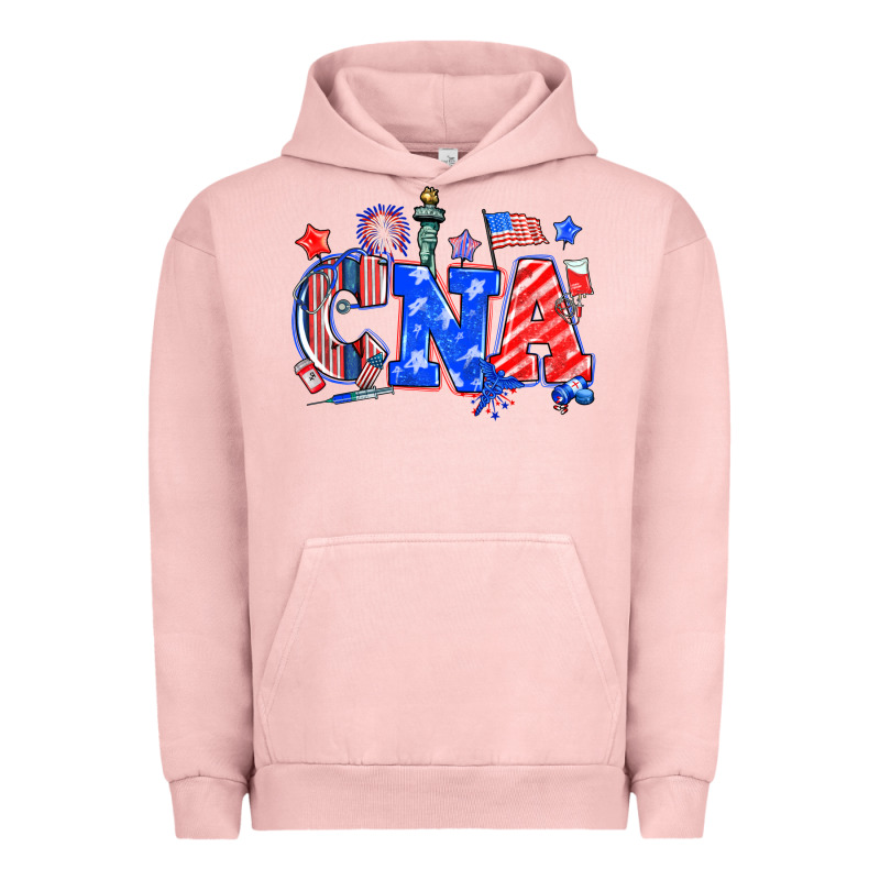 4th Of July Cna Urban Hoodie by NancyCooperArtShop | Teevron