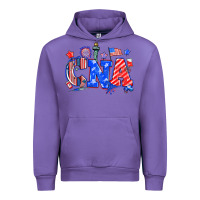 Tulip 4th of july cna Urban Hoodie - NancyCooperArtShop