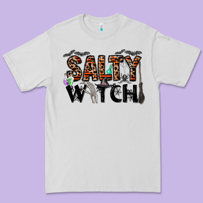 Salty Witch Premium Tee Designed By Cowhidedigitalart