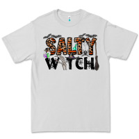 Dove Grey salty witch Premium Tee - CowhideDigitalArt