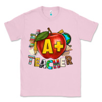 Bubblegum Pink a plus teacher Classic Tee - texasbilliewilder