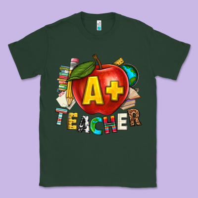 A Plus Teacher Classic Tee Designed By Texasbilliewilder