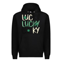 Black lucky Premium Hoodie - MaliasSmallBusiness