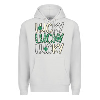Dove Grey lucky Premium Hoodie - MaliasSmallBusiness