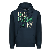 Navy lucky Premium Hoodie - MaliasSmallBusiness