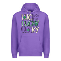 Purple lucky Premium Hoodie - MaliasSmallBusiness