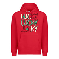 Red lucky Premium Hoodie - MaliasSmallBusiness