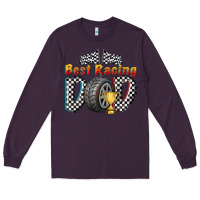 Plum best racing dad Long Sleeve Tee - texasbilliewilder