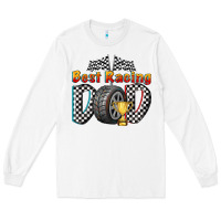 White best racing dad Long Sleeve Tee - texasbilliewilder