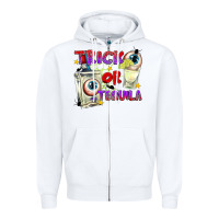 White Trick or Tequila Zipper Hoodie - texasbilliewilder