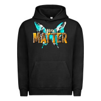 Pigment Black you matter Urban Hoodie - NancyCooperArtShop