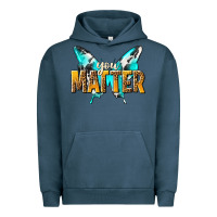 Pigment Midnight Navy you matter Urban Hoodie - NancyCooperArtShop