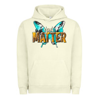 Pigment Pistachio you matter Urban Hoodie - NancyCooperArtShop