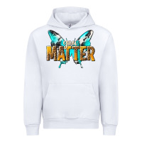White you matter Urban Hoodie - NancyCooperArtShop