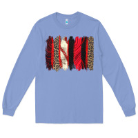 Colony Blue baseball brushstroke Long Sleeve Tee - Zillion Design Studio