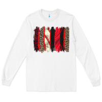 White baseball brushstroke Long Sleeve Tee - Zillion Design Studio