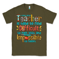 Army Green a truly great teacher Classic Tee - texasbilliewilder